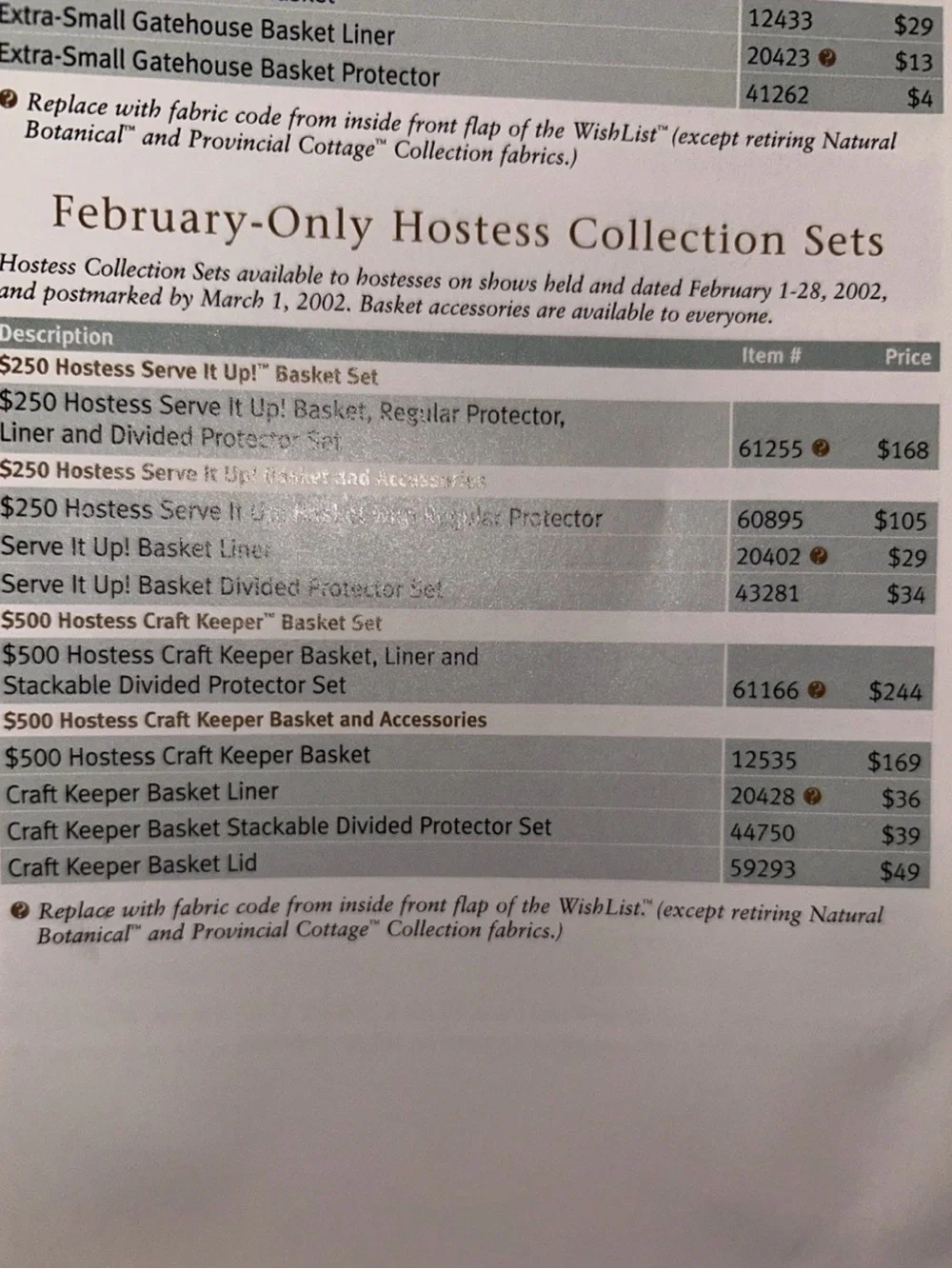 Longaberger 2004 Blue Ribbon Crafting Basket W/ Protector And Liner